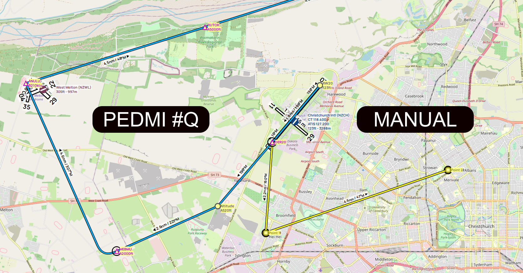 Runway 20 manually assigned heading to the south upon takeoff